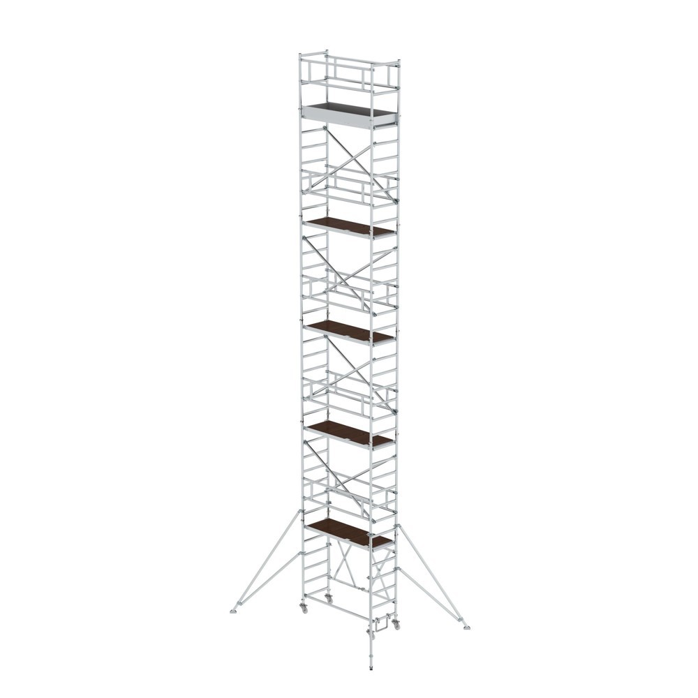 Illustration du produit: Munk Échafaudage pliant 0,75 x 1,80 m avec stabilisateur Hauteur de plate-forme 9,80 m