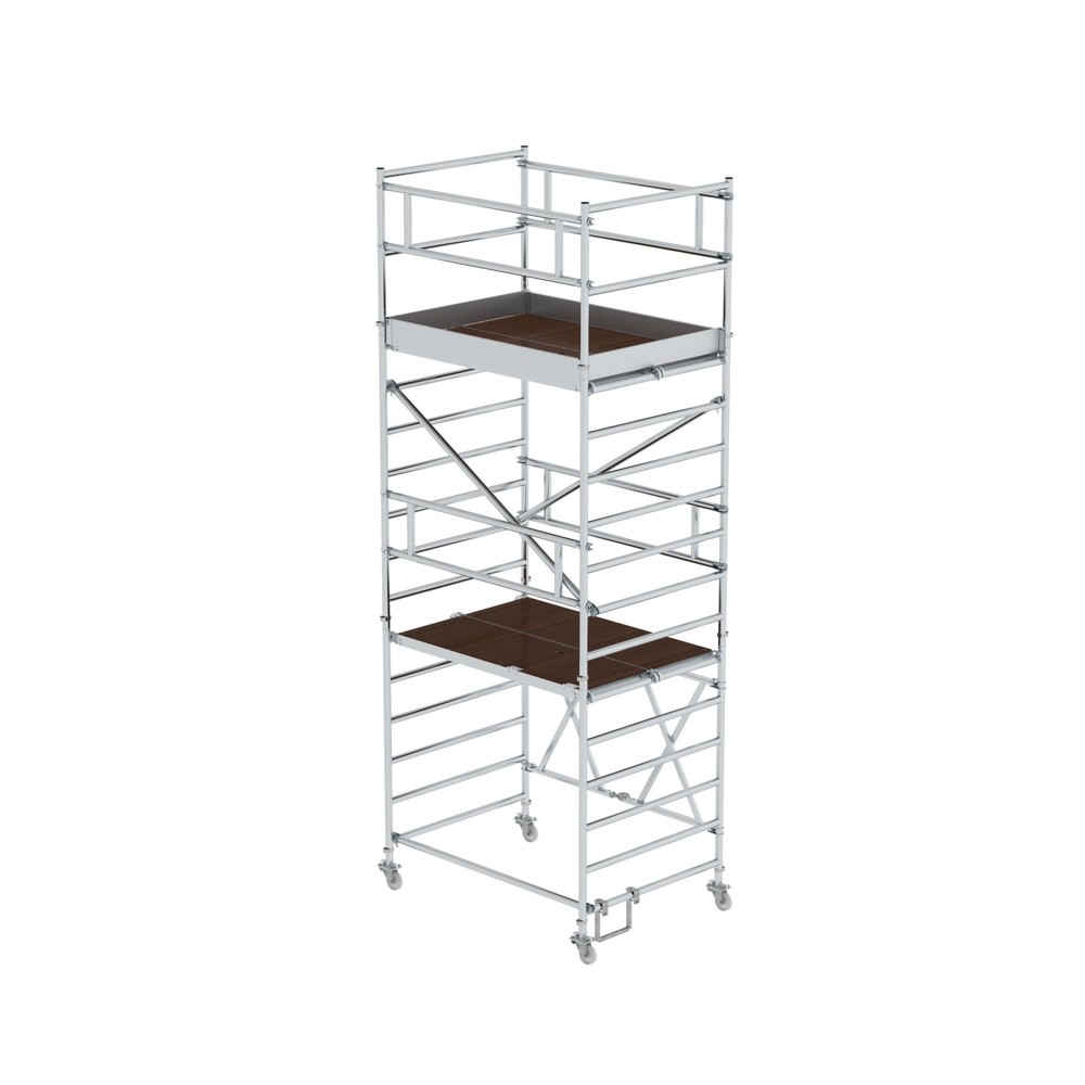 Illustration du produit: Munk Échafaudage pliant 1,35 x 1,80 m Hauteur de plate-forme 3,80 m
