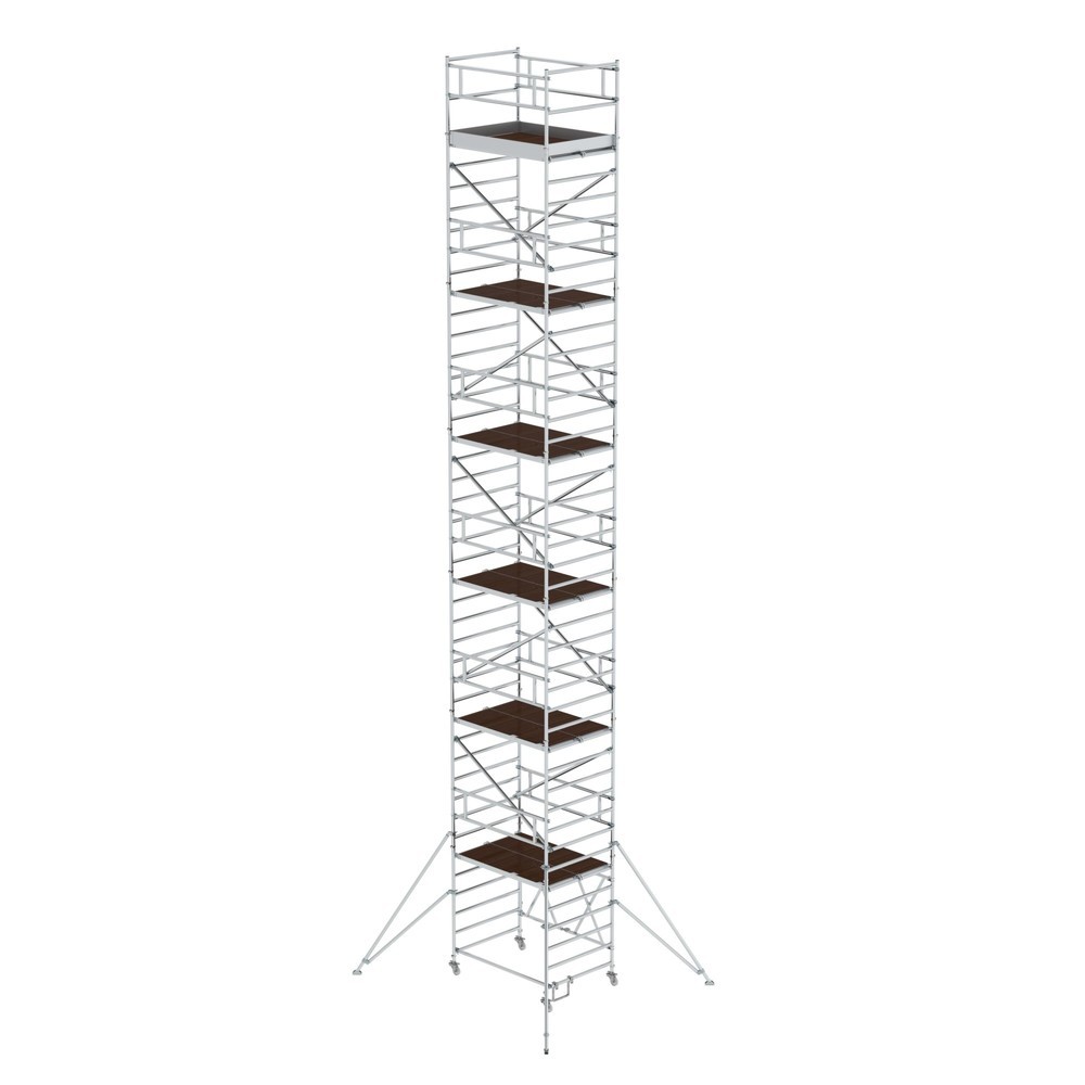 Illustration du produit: Munk Échafaudage pliant 1,35 x 1,80 m avec stabilisateur Hauteur de plate-forme 11,80 m