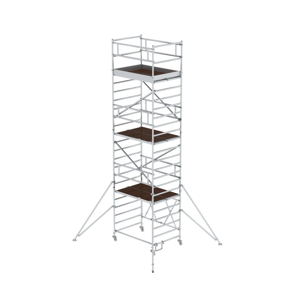 Illustration du produit: Munk Échafaudage pliant 1,35 x 1,80 m avec stabilisateur Hauteur de plate-forme 5,80 m