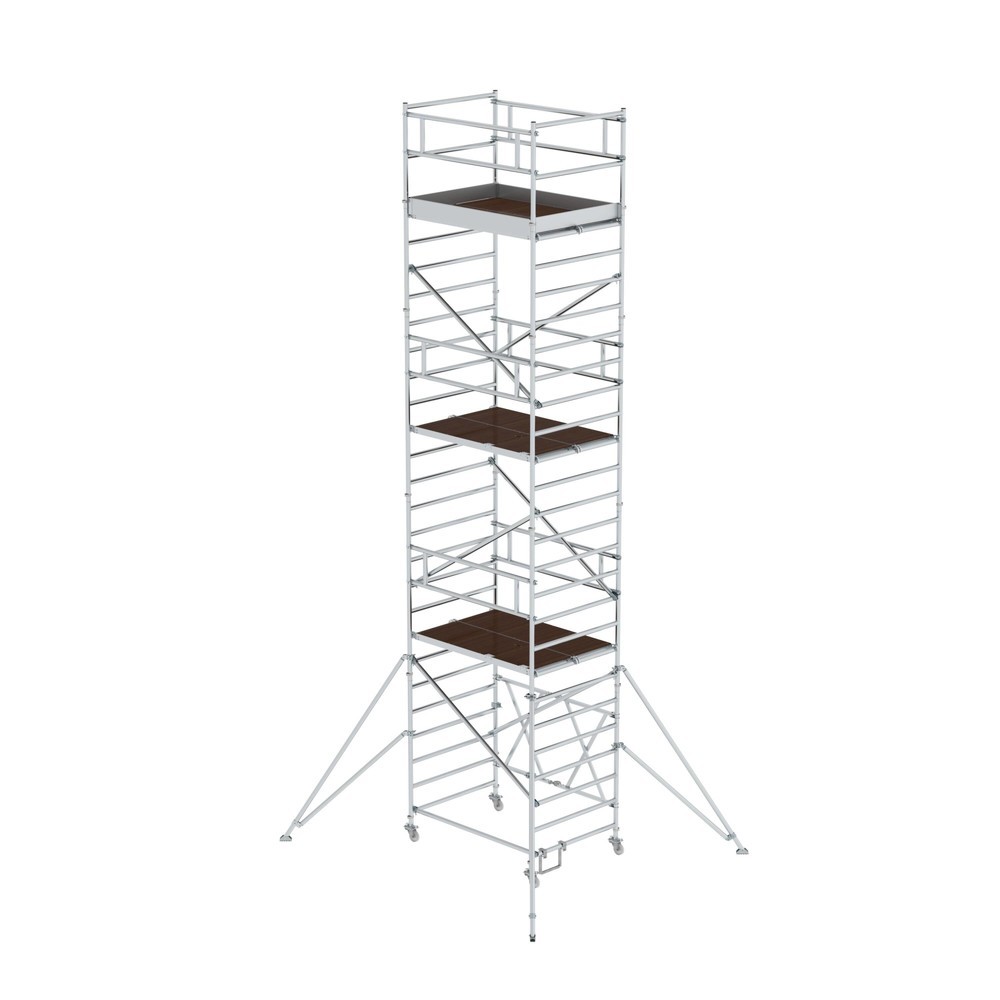 Illustration du produit: Munk Échafaudage pliant 1,35 x 1,80 m avec stabilisateur Hauteur de plate-forme 6,80 m
