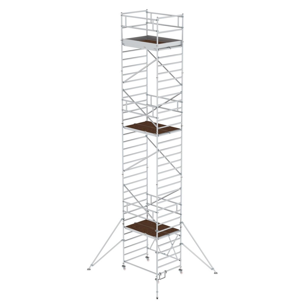 Illustration du produit: Munk Échafaudage pliant 1,35 x 1,80 m avec stabilisateur Hauteur de plate-forme 8,80 m