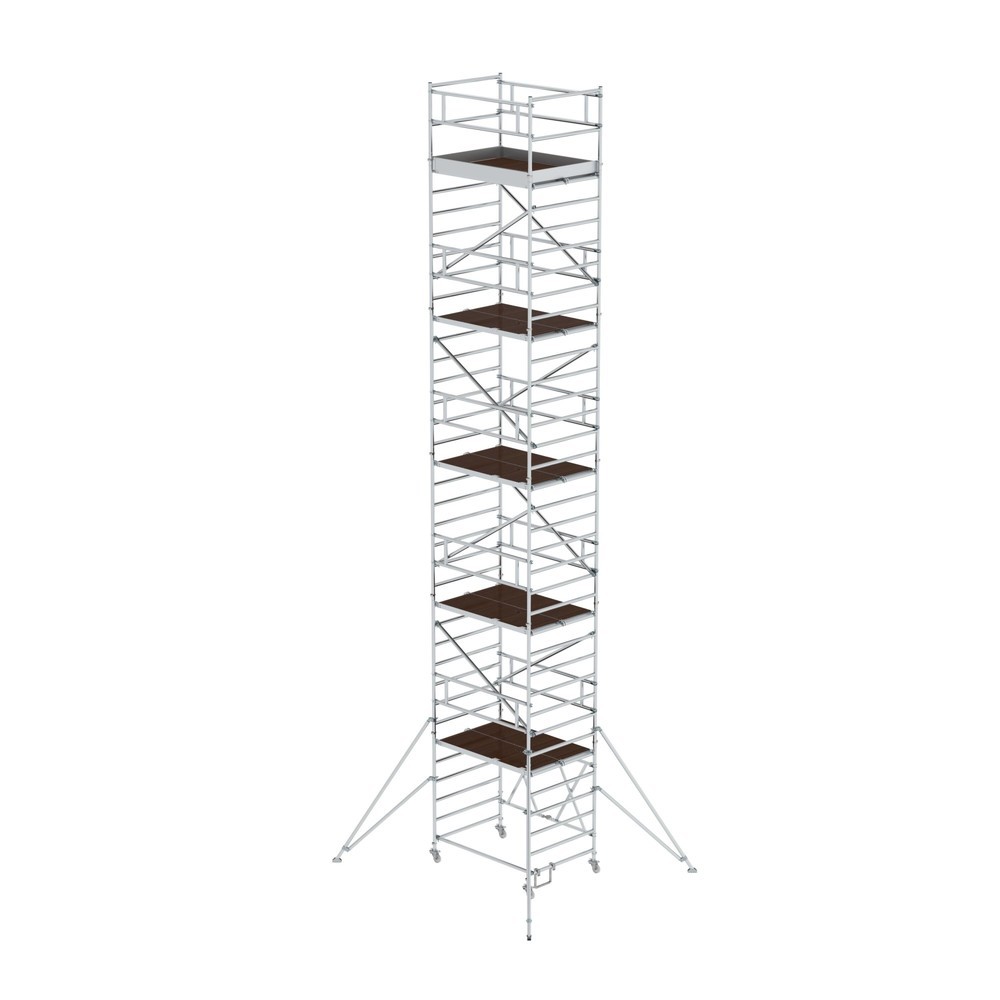 Illustration du produit: Munk Échafaudage pliant 1,35 x 1,80 m avec stabilisateur Hauteur de plate-forme 9,80 m