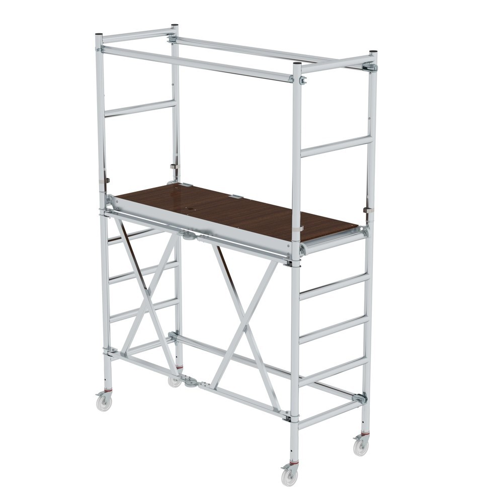 Illustration du produit: Munk Échafaudage pliant avec module d’extension Hauteur de plate-forme 1,54 m