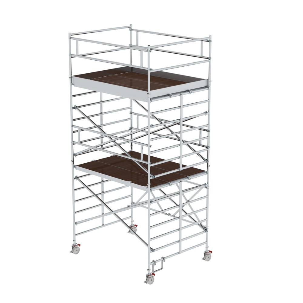 Illustration du produit: Munk Échafaudage pliant avec triple plate-forme Hauteur de plate-forme 4,35 m