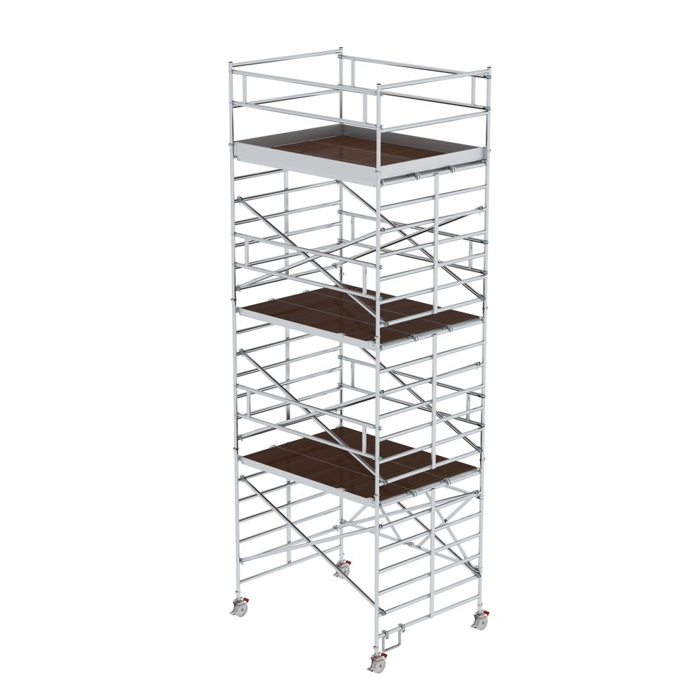 Illustration du produit: Munk Échafaudage pliant avec triple plate-forme Hauteur de plate-forme 6,35 m