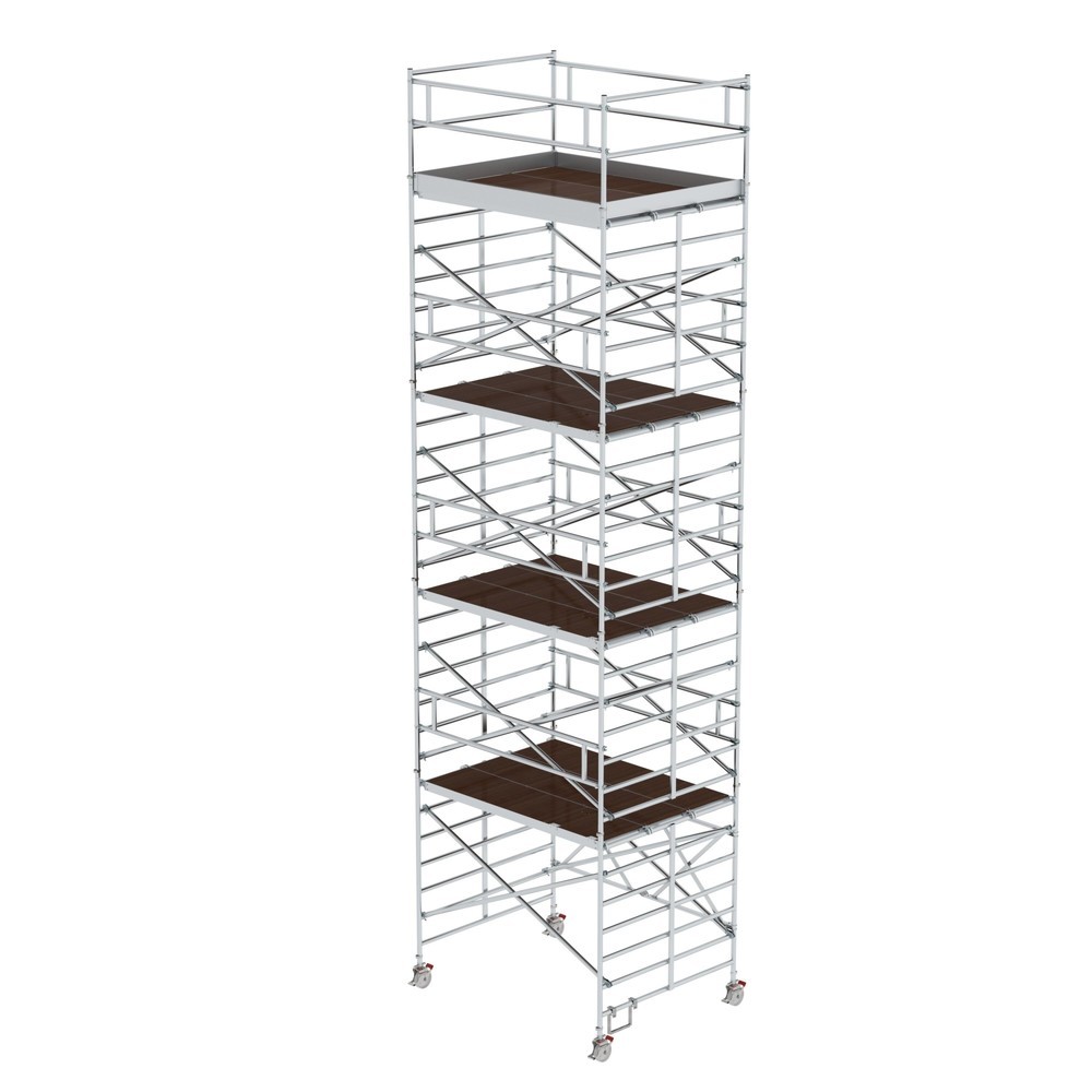 Illustration du produit: Munk Échafaudage pliant avec triple plate-forme Hauteur de plate-forme 8,35 m