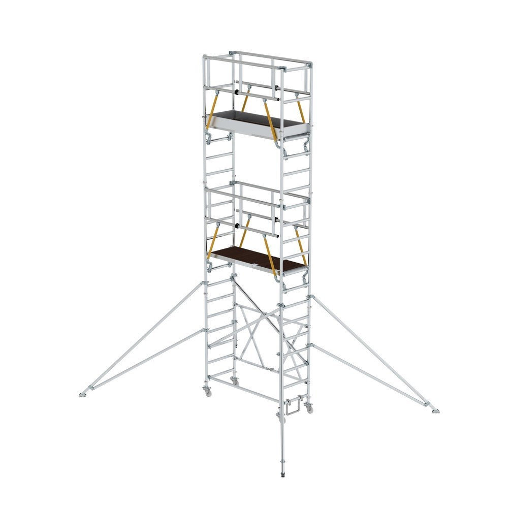 Illustration du produit: Munk Échafaudage pliant SG 0,75 x 1,80 m avec stabilisateur Hauteur de plate-forme 5,16 m