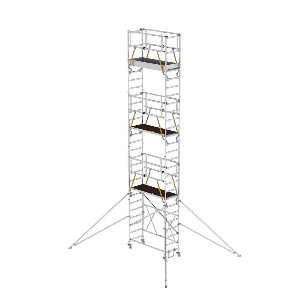 Illustration du produit: Munk Échafaudage pliant SG 0,75 x 1,80 m avec stabilisateur Hauteur de plate-forme 7,12 m