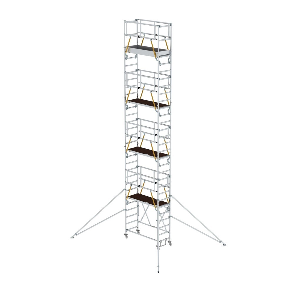 Illustration du produit: Munk Échafaudage pliant SG 0,75 x 1,80 m avec stabilisateur Hauteur de plate-forme 7,96 m