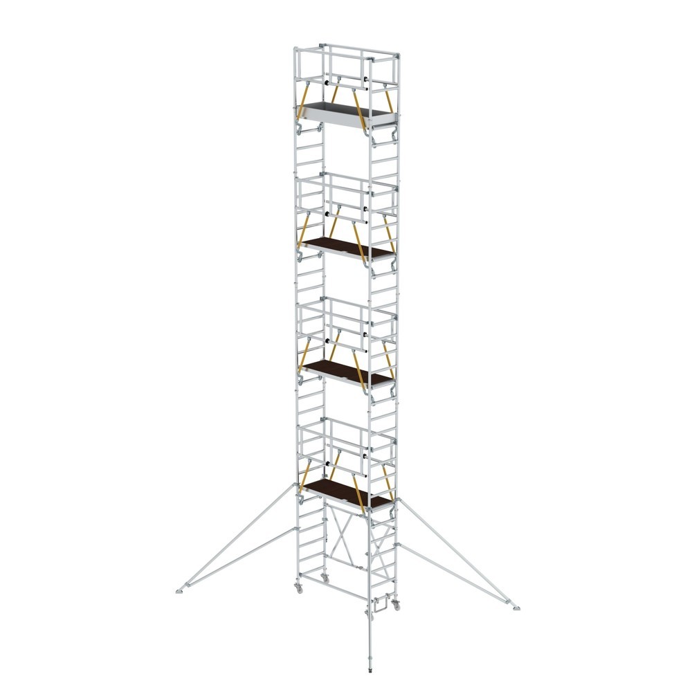 Illustration du produit: Munk Échafaudage pliant SG 0,75 x 1,80 m avec stabilisateur Hauteur de plate-forme 9,08 m