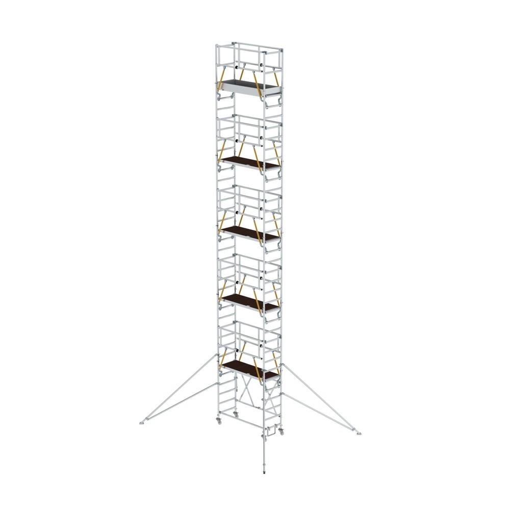 Illustration du produit: Munk Échafaudage pliant SG 0,75 x 1,80 m avec stabilisateur Hauteur de plate-forme 9,89 m