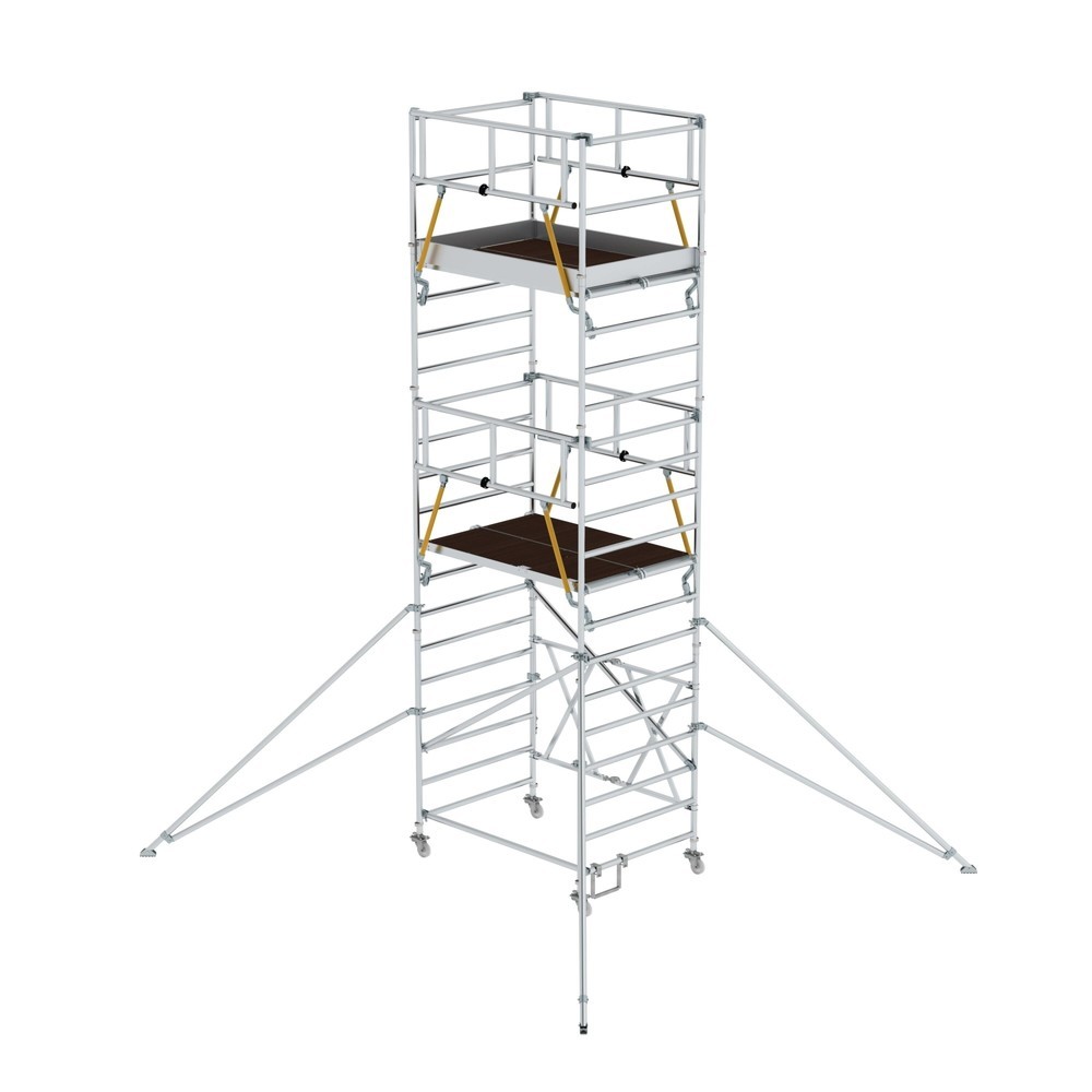 Illustration du produit: Munk Échafaudage pliant SG 1,35 x 1,80 m avec stabilisateur Hauteur de plate-forme 5,16 m