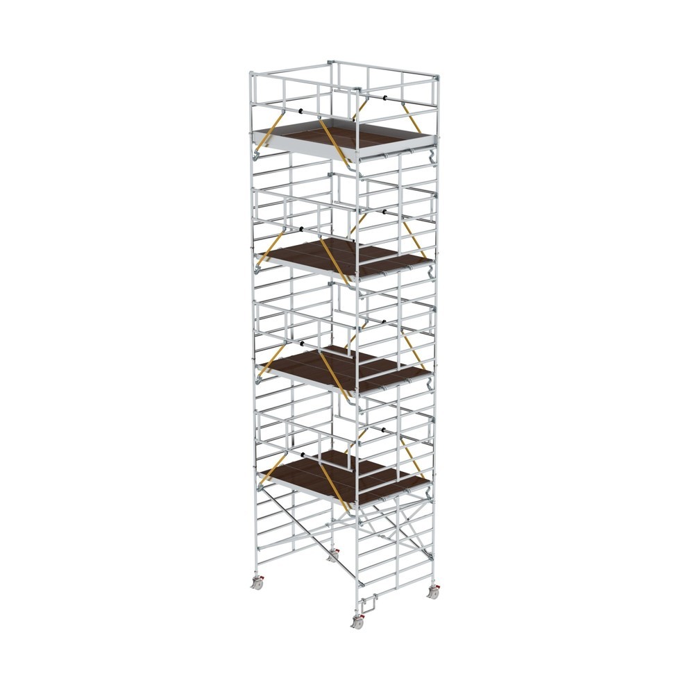 Illustration du produit: Munk Échafaudage pliant SG avec triple plate-forme Hauteur de plate-forme 8,39 m