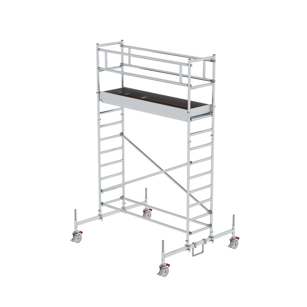 Produktabbildung Nr. 1: Munk Échafaudage roulant 0,75 x 2,45 m avec traverse mobile Hauteur de plate-forme 3 m