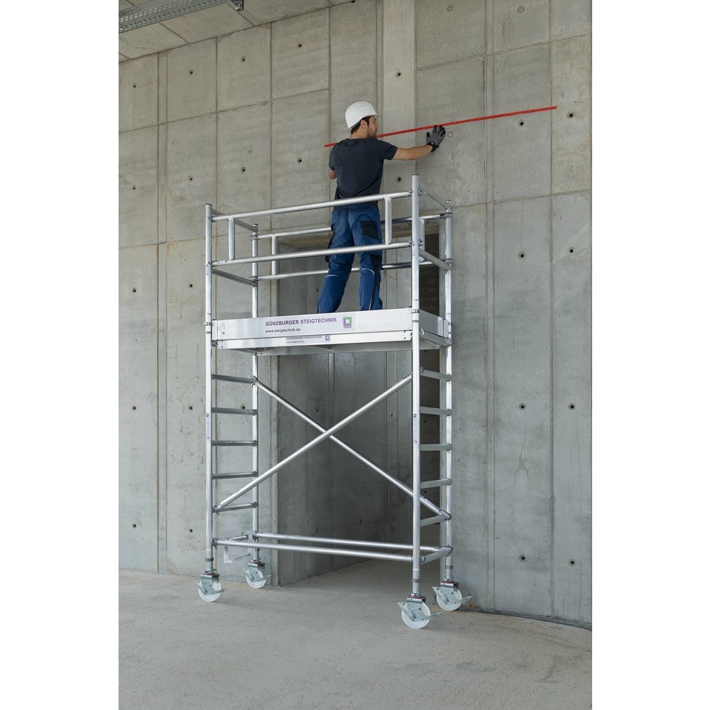 Produktabbildung Nr. 2: Munk Échafaudage roulant 0,75 x 2,45 m avec traverse mobile Hauteur de plate-forme 3 m