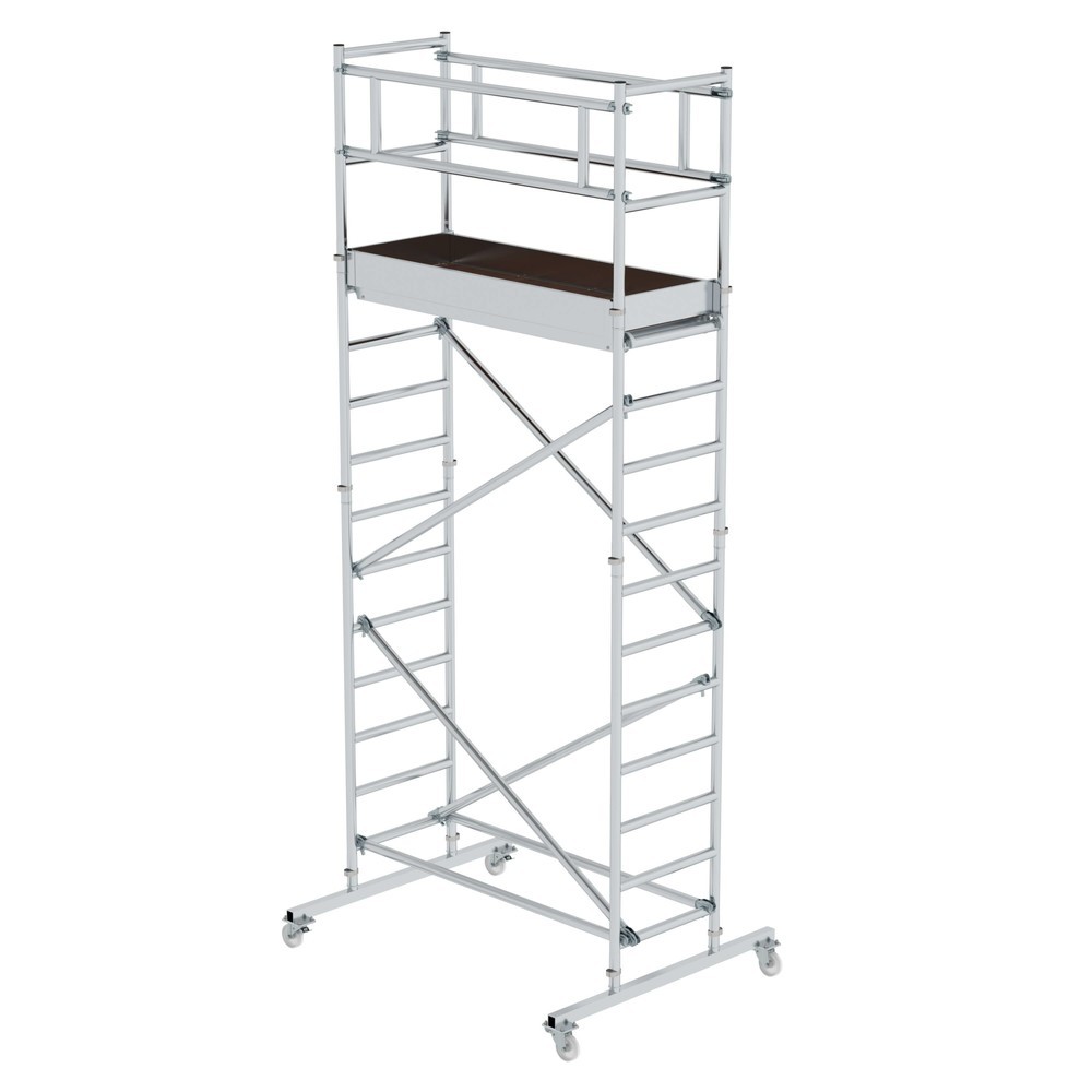 Illustration du produit: Munk Échafaudage roulant ML standard 0,75 x 1,80 m Hauteur de plate-forme 3,20 m