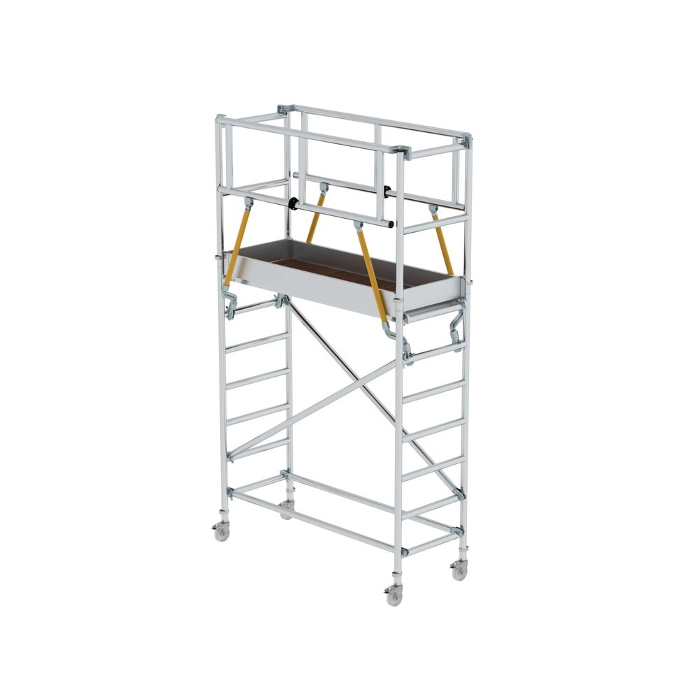 Illustration du produit: Munk Échafaudage roulant ML standard SG 0,75 x 1,80 m Hauteur de plate-forme 2,10 m