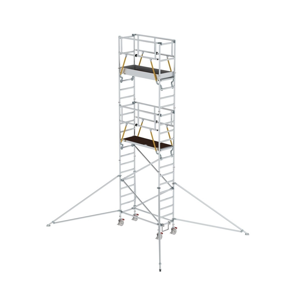 Illustration du produit: Munk Échafaudage roulant SG 0,75 x 1,80 m avec stabilisateur Hauteur de plate-forme 5,59 m