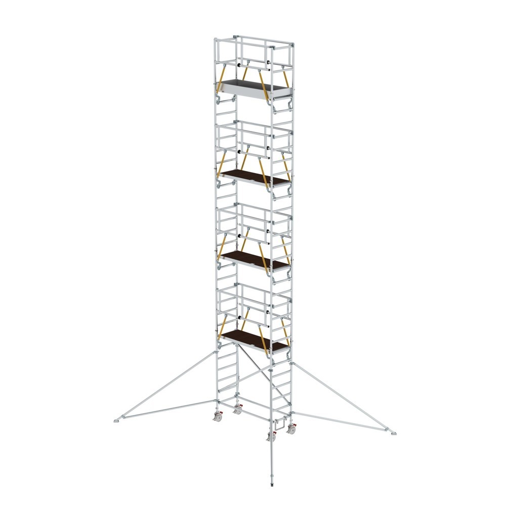 Illustration du produit: Munk Échafaudage roulant SG 0,75 x 1,80 m avec stabilisateur Hauteur de plate-forme 8,39 m
