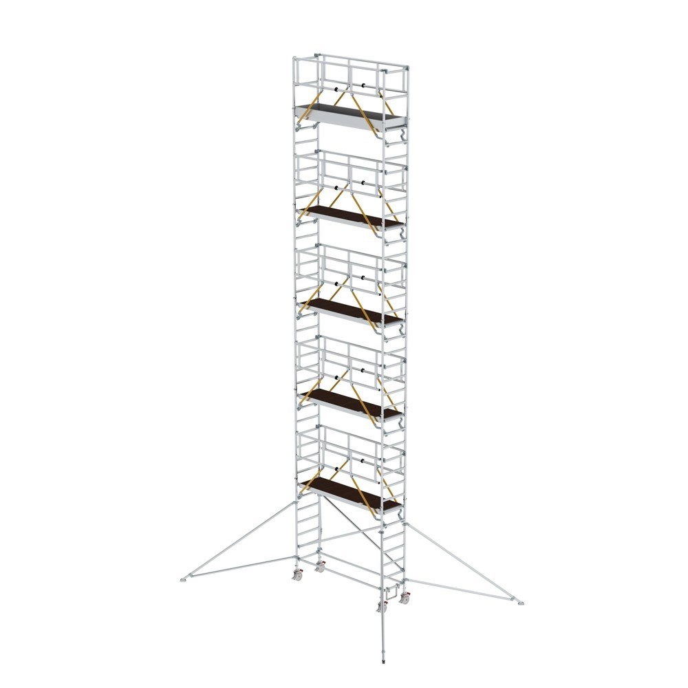 Illustration du produit: Munk Échafaudage roulant SG 0,75 x 2,45 m avec stabilisateur Hauteur de plate-forme 10,35 m