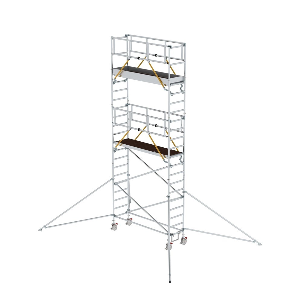 Illustration du produit: Munk Échafaudage roulant SG 0,75 x 2,45 m avec stabilisateur Hauteur de plate-forme 5,59 m