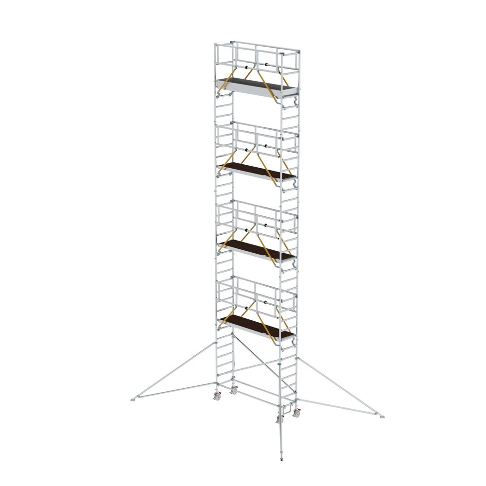 Illustration du produit: Munk Échafaudage roulant SG 0,75 x 2,45 m avec stabilisateur Hauteur de plate-forme 9,51 m