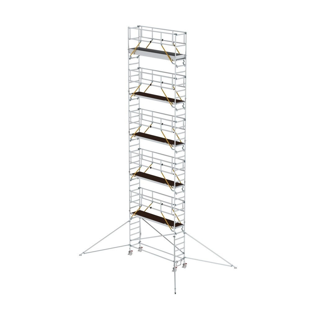 Illustration du produit: Munk Échafaudage roulant SG 0,75 x 3,0 m avec stabilisateur Hauteur de plate-forme 10,35 m