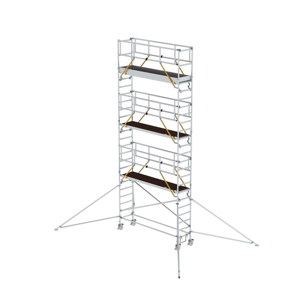 Illustration du produit: Munk Échafaudage roulant SG 0,75 x 3,0 m avec stabilisateur Hauteur de plate-forme 6,43 m