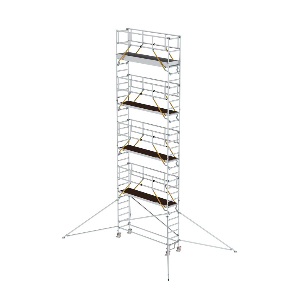 Illustration du produit: Munk Échafaudage roulant SG 0,75 x 3,0 m avec stabilisateur Hauteur de plate-forme 8,39 m