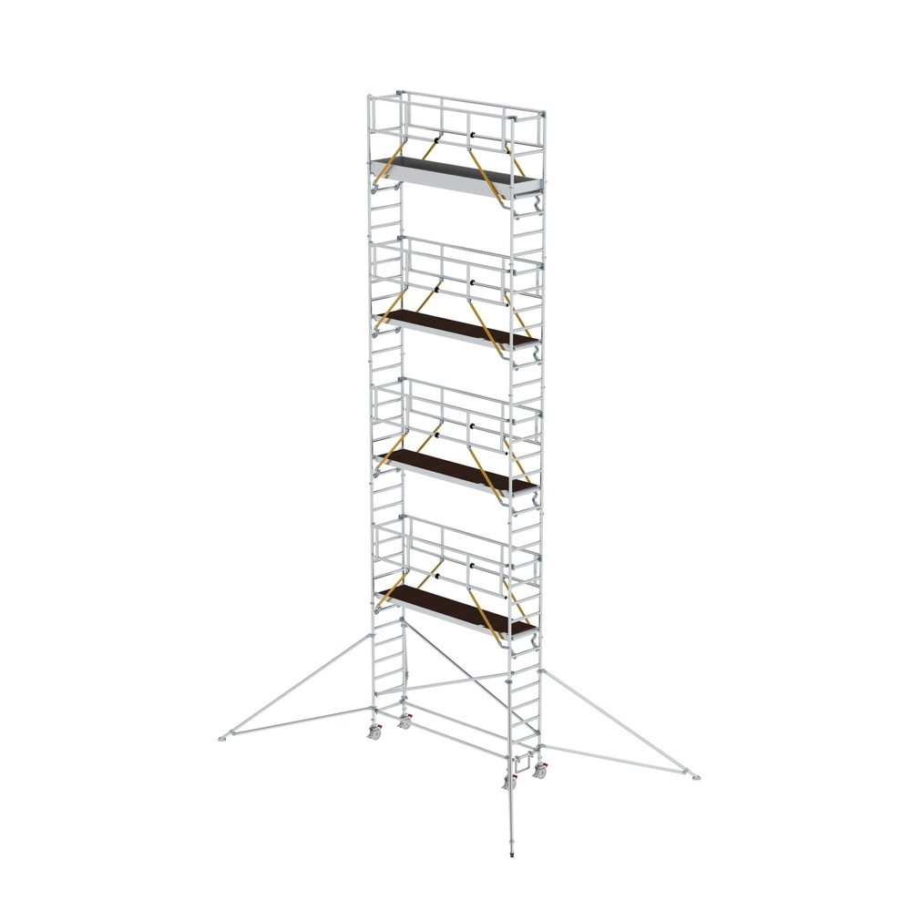 Illustration du produit: Munk Échafaudage roulant SG 0,75 x 3,0 m avec stabilisateur Hauteur de plate-forme 9,51 m
