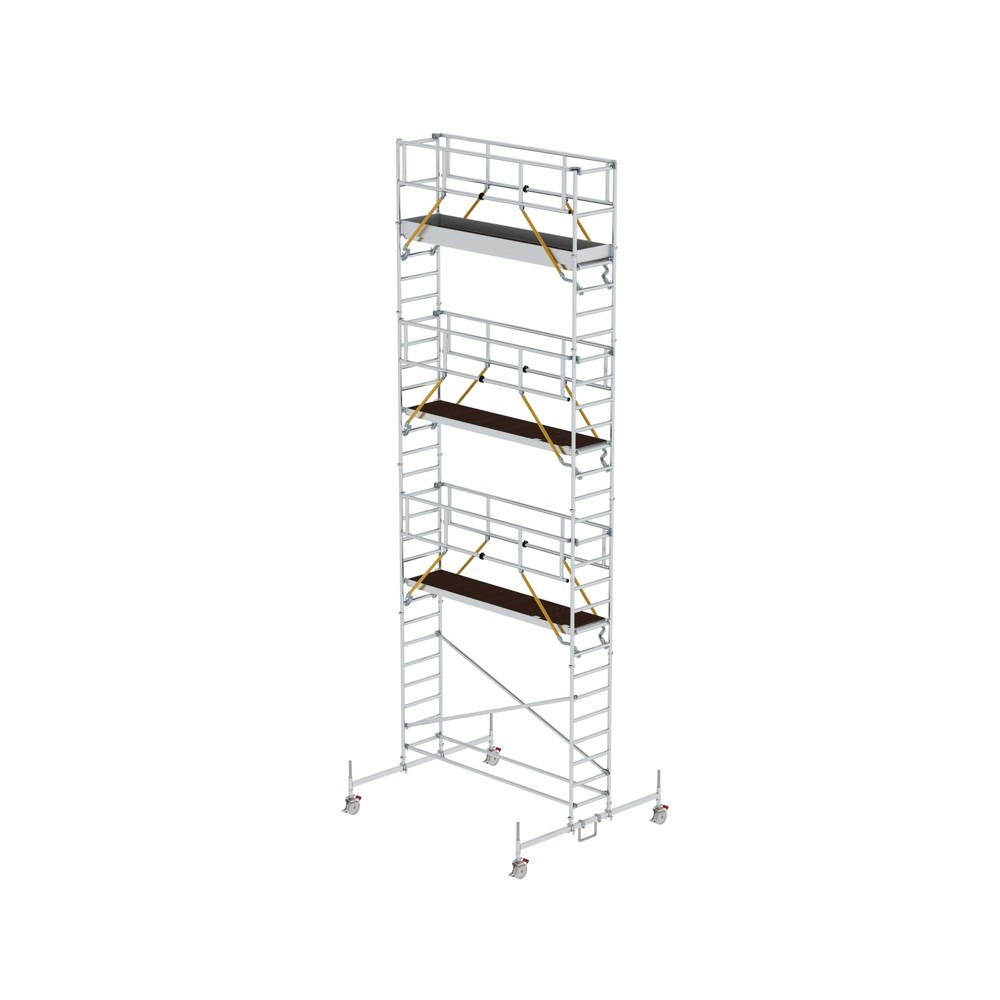 Illustration du produit: Munk Échafaudage roulant SG 0,75 x 3,0 m avec traverse mobile Hauteur de plate-forme 7,74 m
