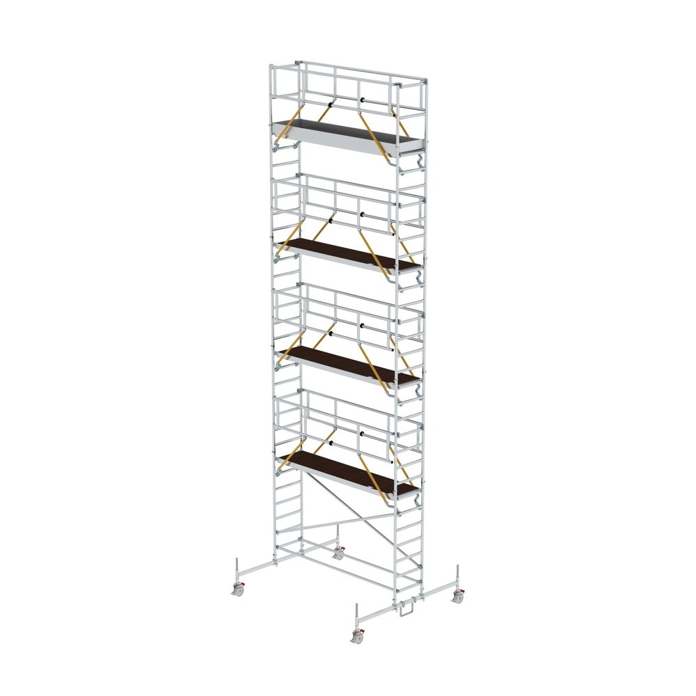 Illustration du produit: Munk Échafaudage roulant SG 0,75 x 3,0 m avec traverse mobile Hauteur de plate-forme 8,58 m