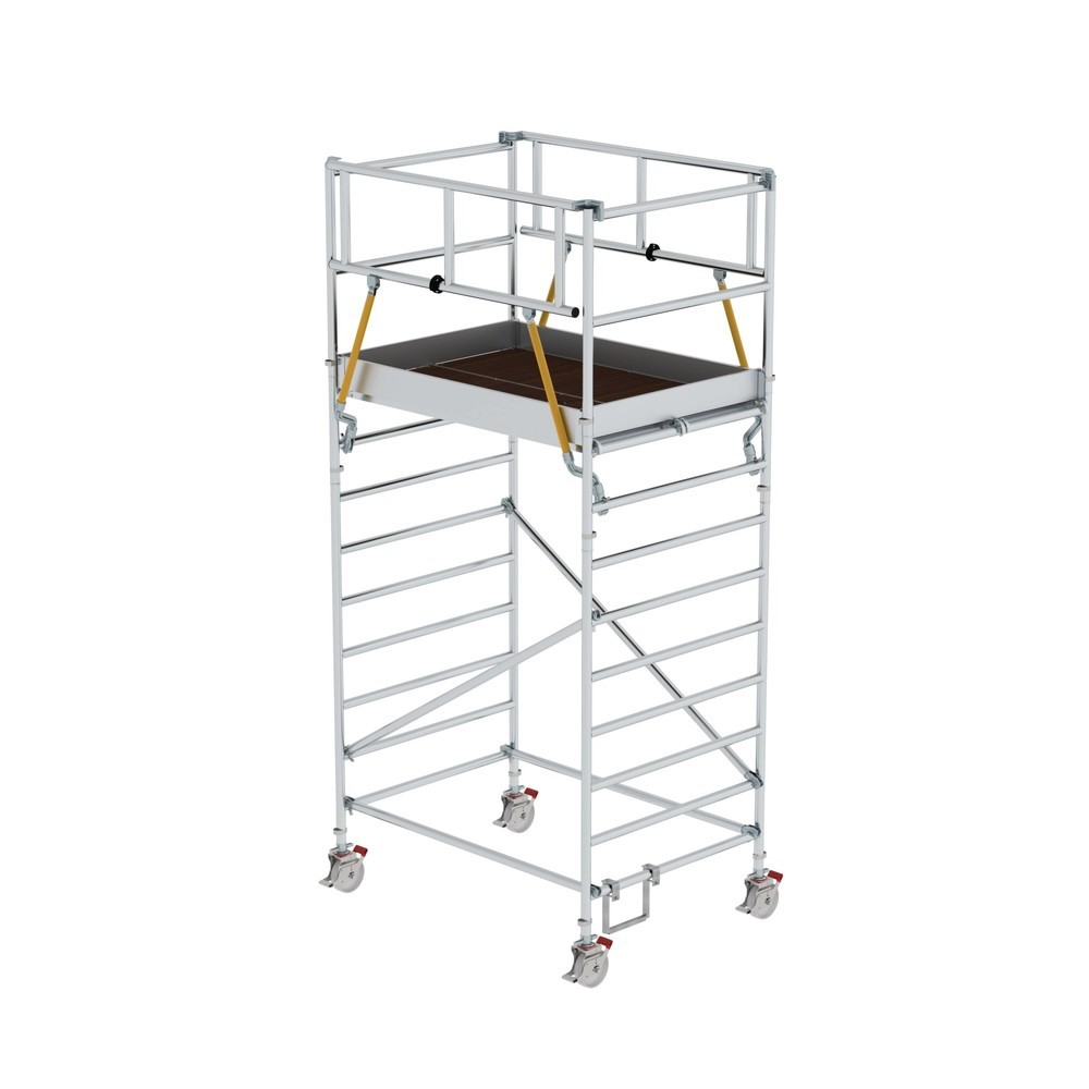 Illustration du produit: Munk Échafaudage roulant SG 1,35 x 1,80 m avec double plate-forme Hauteur de plate-forme 3,07 m