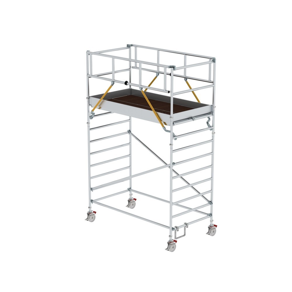 Illustration du produit: Munk Échafaudage roulant SG 1,35 x 2,45 m avec double plate-forme Hauteur de plate-forme 3,07 m