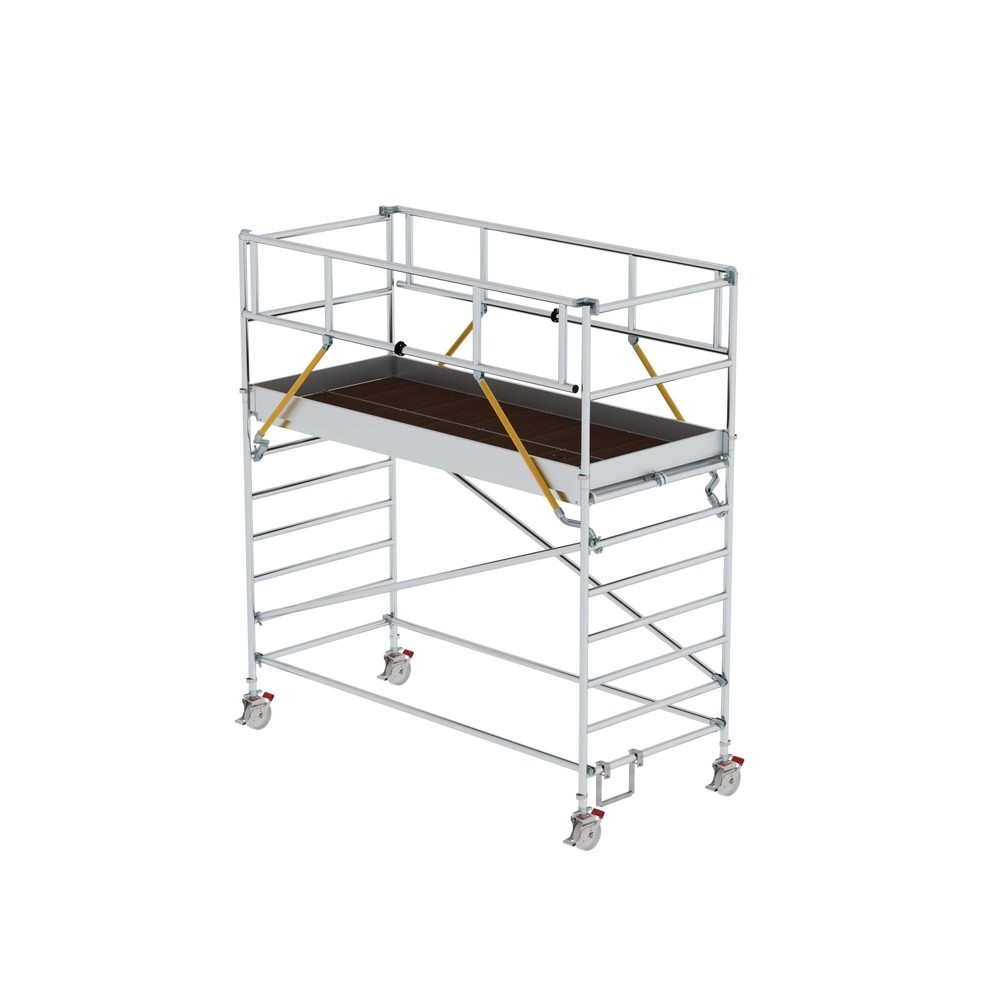 Illustration du produit: Munk Échafaudage roulant SG 1,35 x 3,0 m avec double plate-forme Hauteur de plate-forme 2,51 m