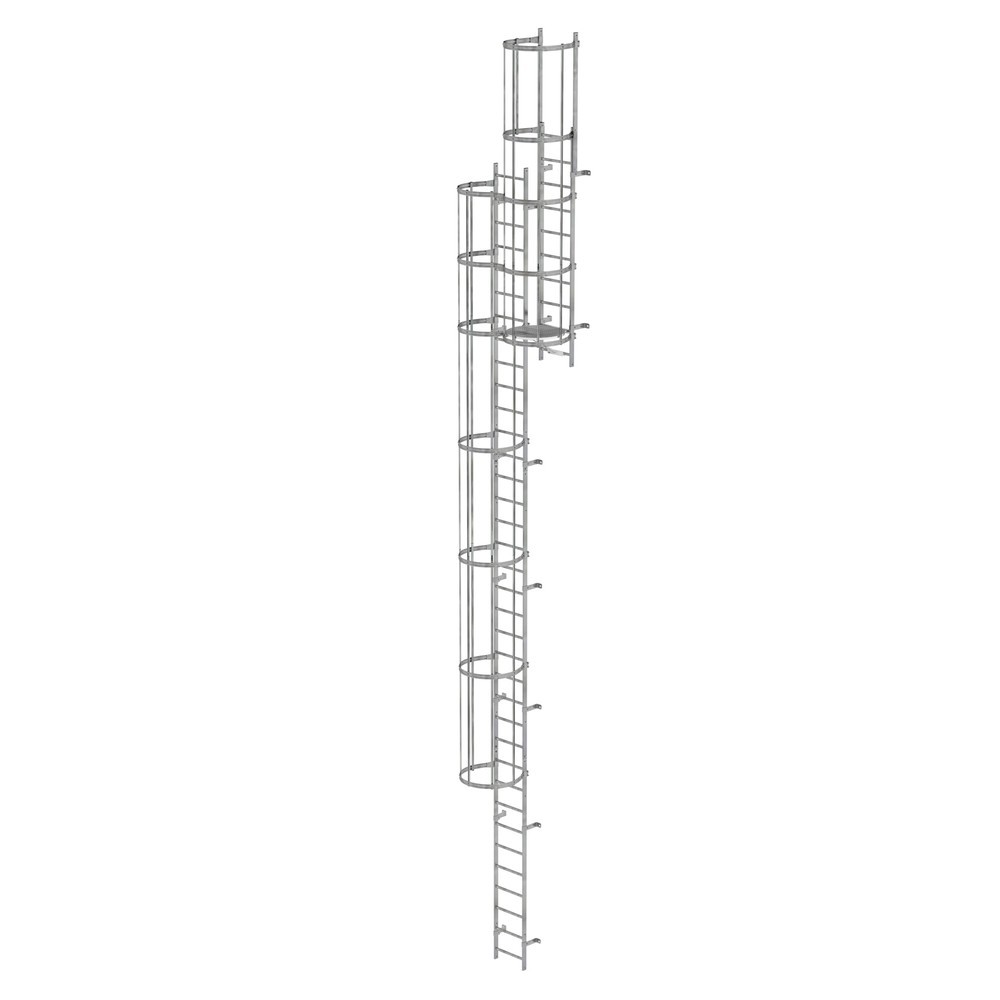 Produktabbildung Nr. 1: Munk Échelle à crinoline à plusieurs sections (construction), acier galvanisé 11,84 m