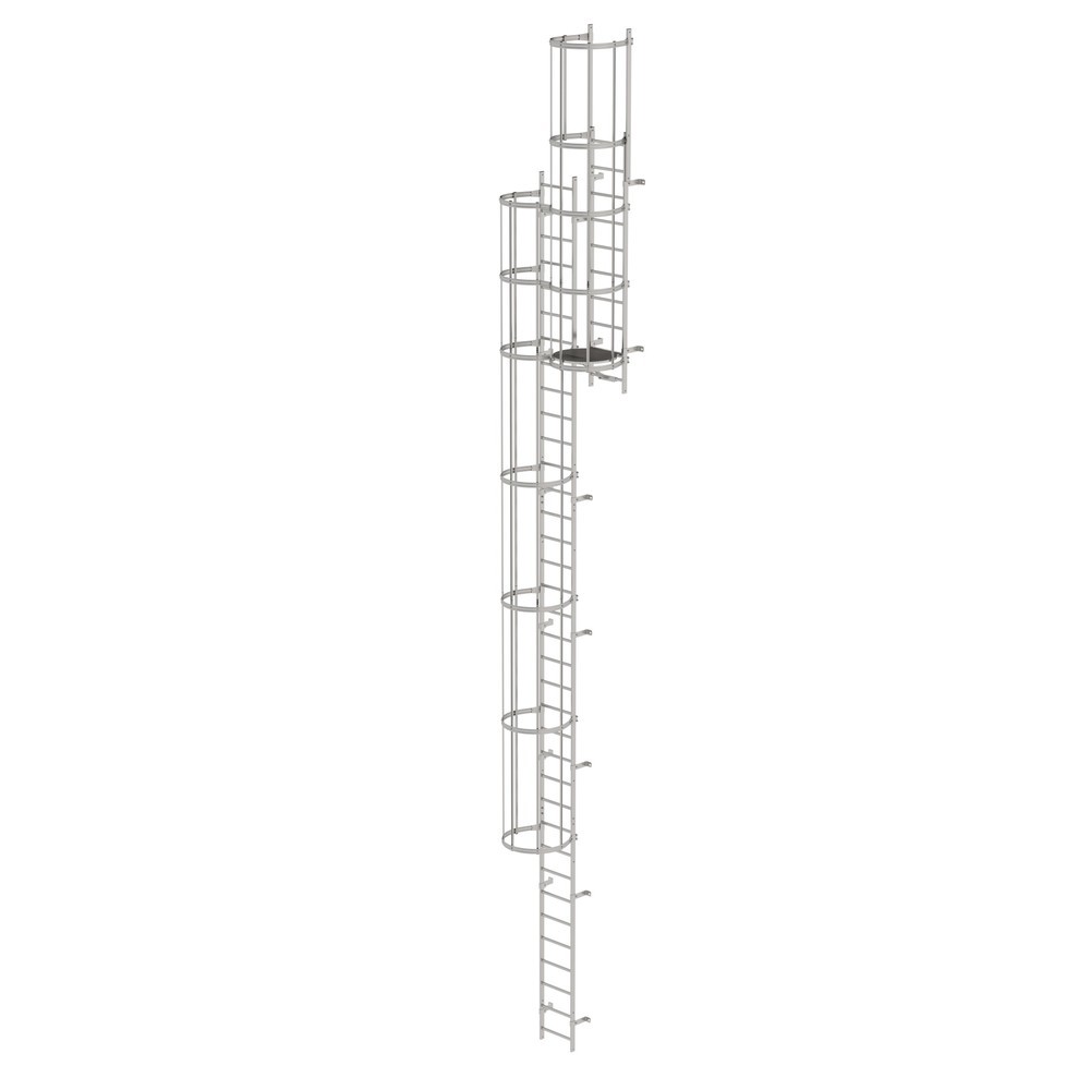 Produktabbildung Nr. 1: Munk Échelle à crinoline à plusieurs sections (construction), acier inoxydable 11,84 m