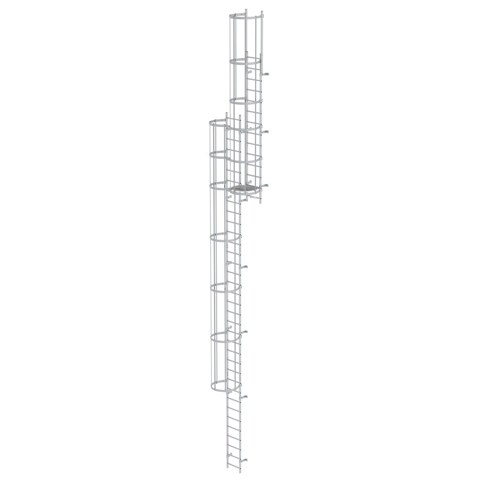 Illustration du produit: Munk Échelle à crinoline à plusieurs sections (construction), aluminium anodisé 12,96 m