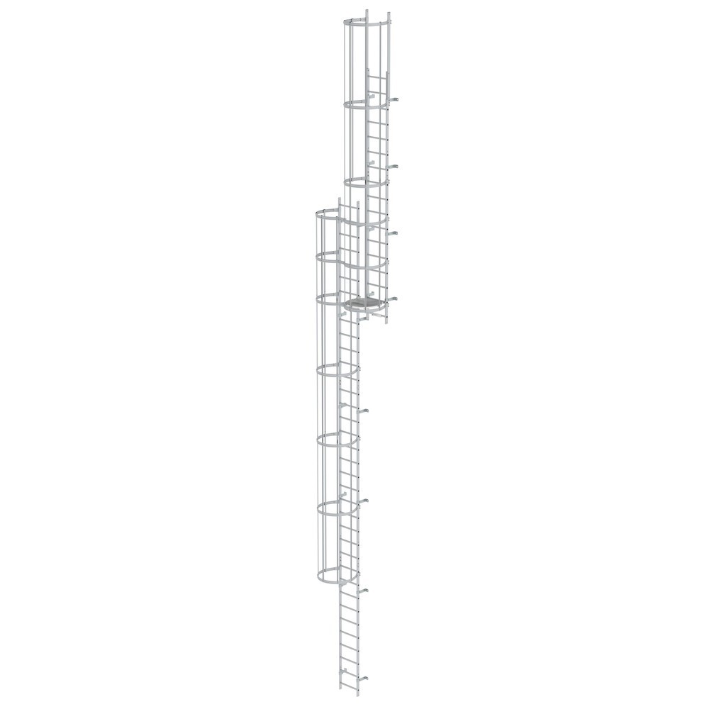 Illustration du produit: Munk Échelle à crinoline à plusieurs sections (construction), aluminium anodisé 13,80 m