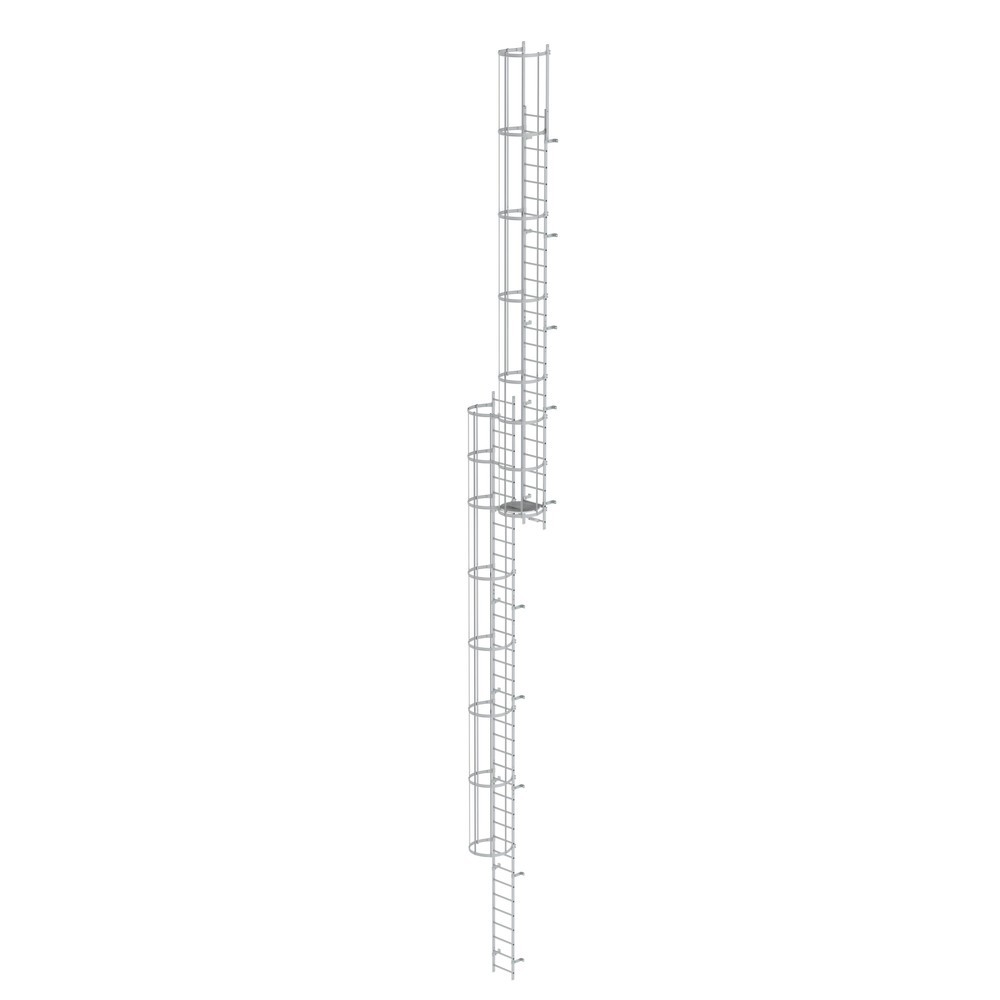 Illustration du produit: Munk Échelle à crinoline à plusieurs sections (construction), aluminium anodisé 17,16 m