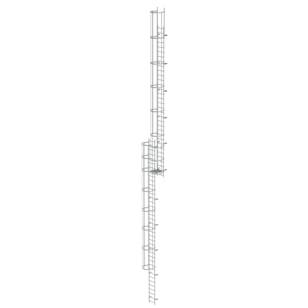 Illustration du produit: Munk Échelle à crinoline à plusieurs sections (construction), aluminium anodisé 19,12 m