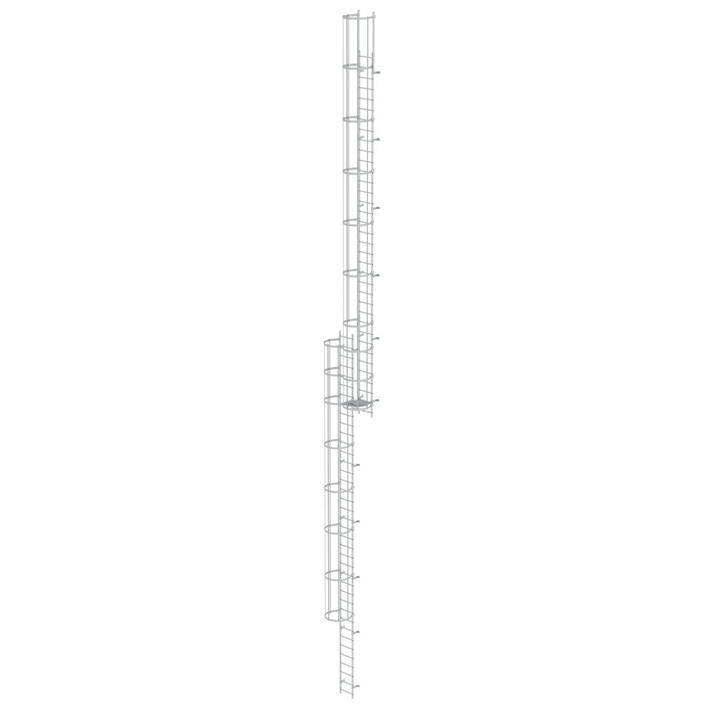 Illustration du produit: Munk Échelle à crinoline à plusieurs sections (construction), aluminium anodisé 19,96 m