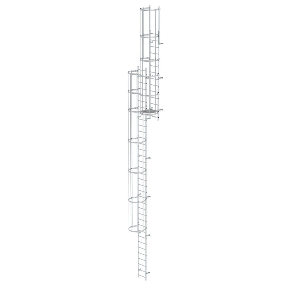 Illustration du produit: Munk Échelle à crinoline à plusieurs sections (construction), aluminium brut 12,96 m