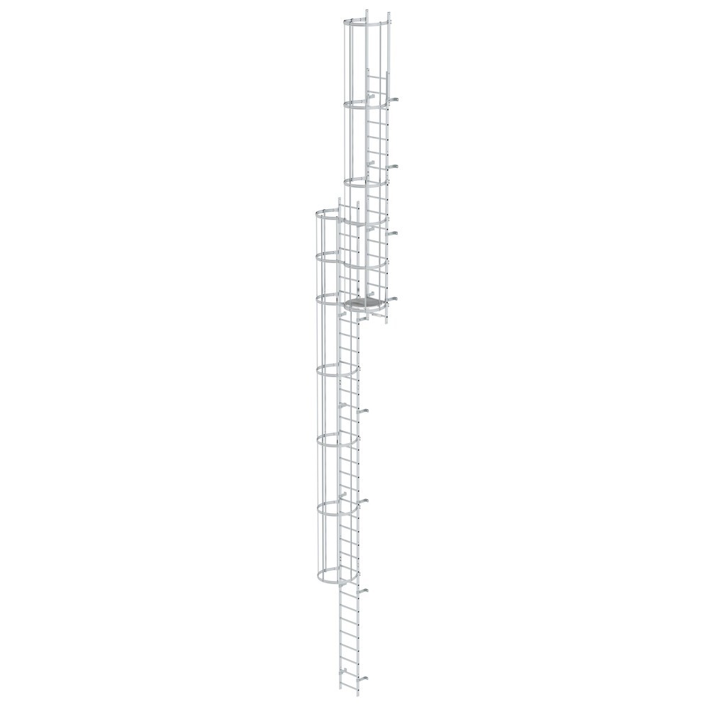 Illustration du produit: Munk Échelle à crinoline à plusieurs sections (construction), aluminium brut 13,80 m