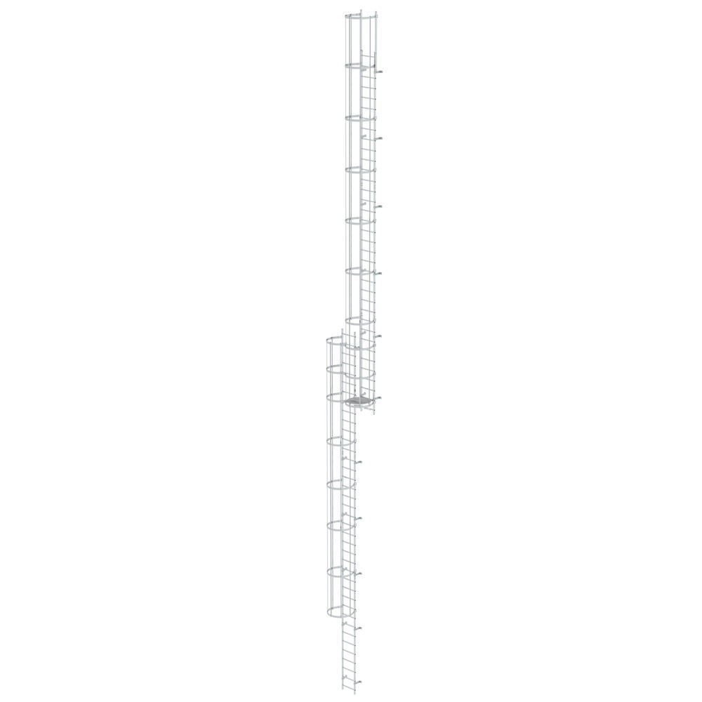 Illustration du produit: Munk Échelle à crinoline à plusieurs sections (construction), aluminium brut 19,96 m