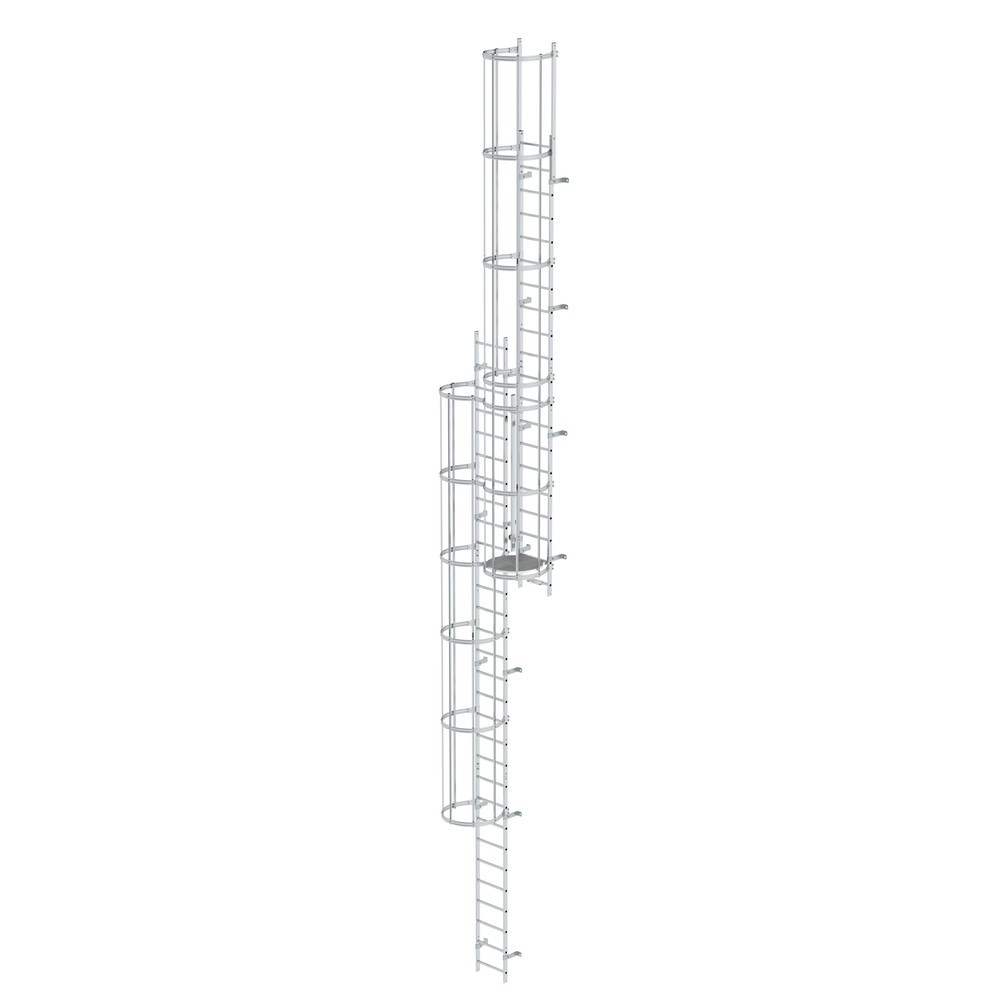 Illustration du produit: Munk Échelle à crinoline à plusieurs sections (machines), aluminium nu 12,12 m