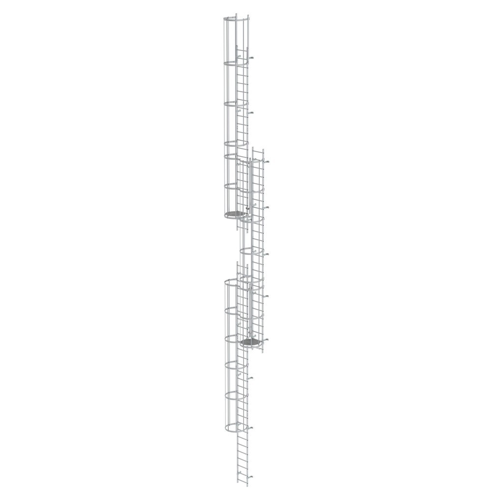Illustration du produit: Munk Échelle à crinoline à plusieurs sections (machines), aluminium nu 17,16 m