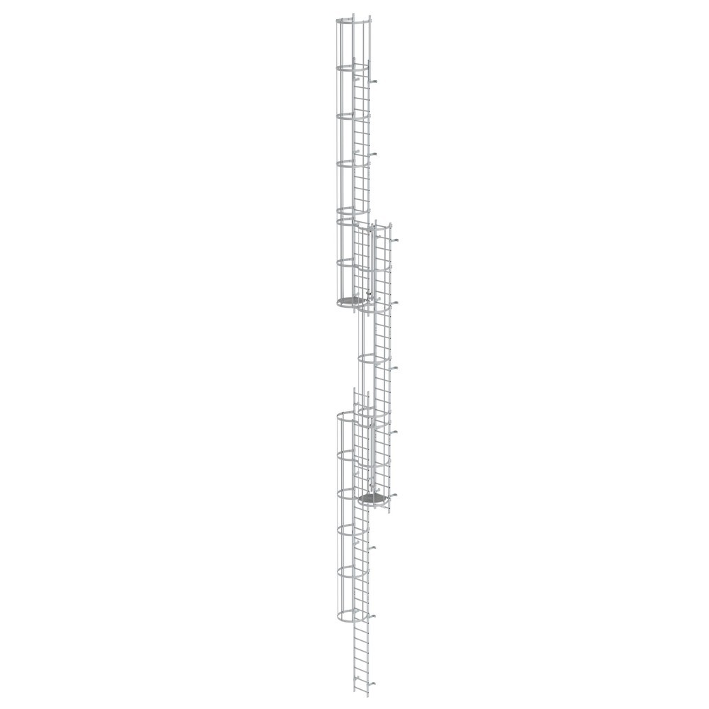 Illustration du produit: Munk Échelle à crinoline à plusieurs sections (machines), aluminium anodisé 18,00 m