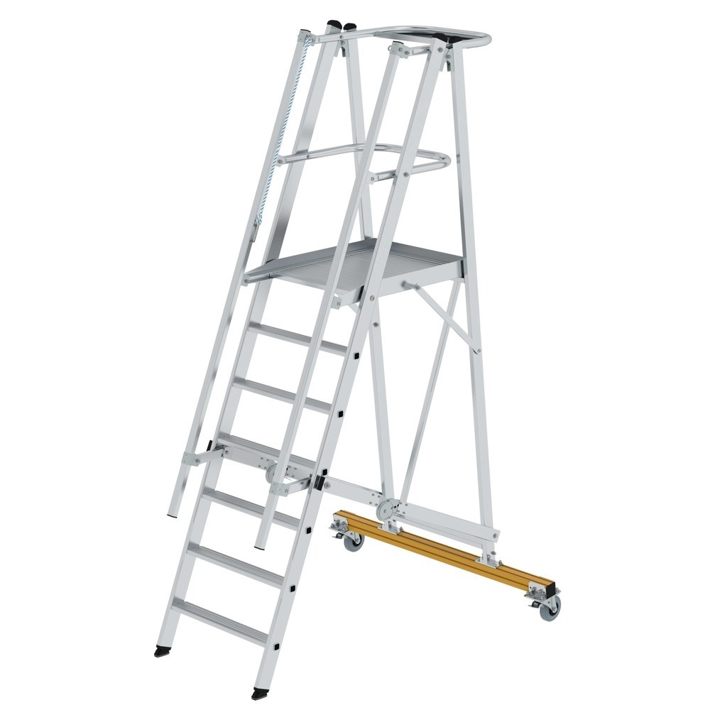 Illustration du produit: Munk Échelle à plate-forme pliable et mobile, 7 niveaux